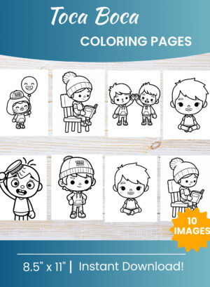 Toca Boca Coloring Pages