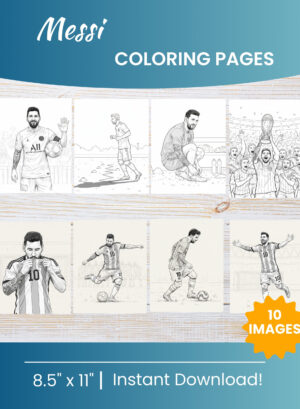 Messi Coloring Pages