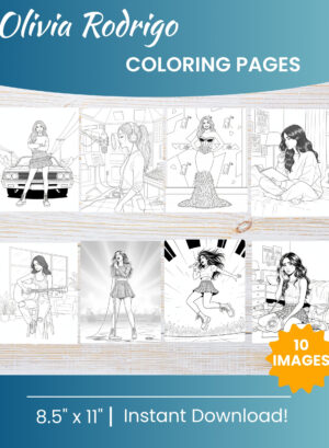 Olivia Rodrigo Coloring Pages
