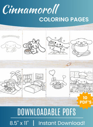 Cinnamoroll Coloring Pages