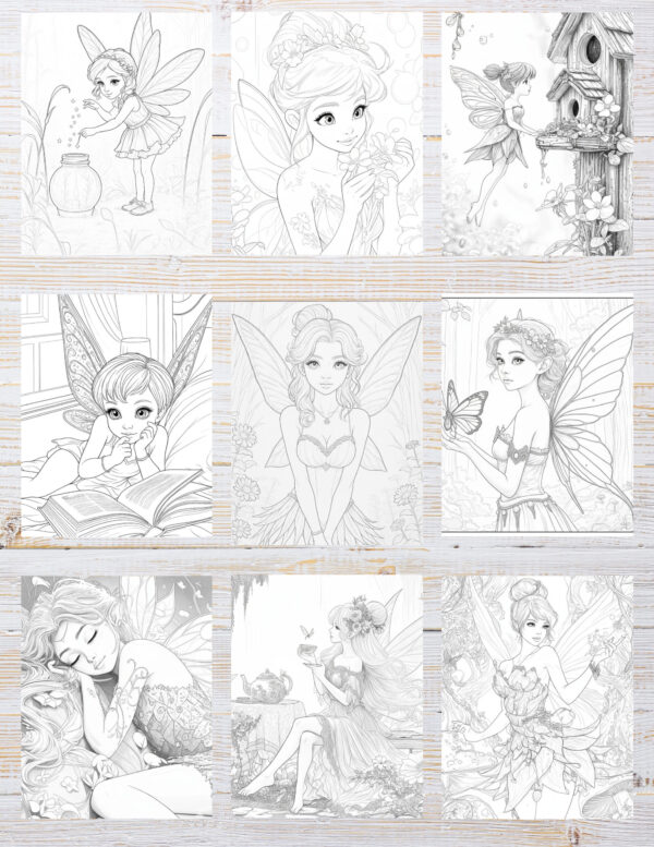 10 Printable Tinkerbell Coloring Pages for Kids | Free PDF Download