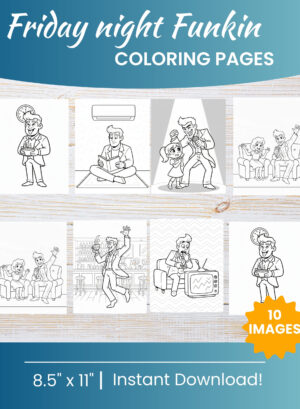 Friday Night Funkin Coloring Pages