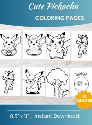 Pikachu Coloring Pages