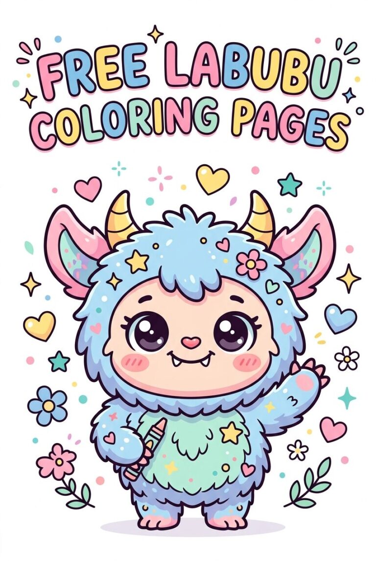Labubu Coloring Pages