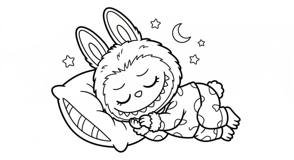 Labubu Coloring Pages 3