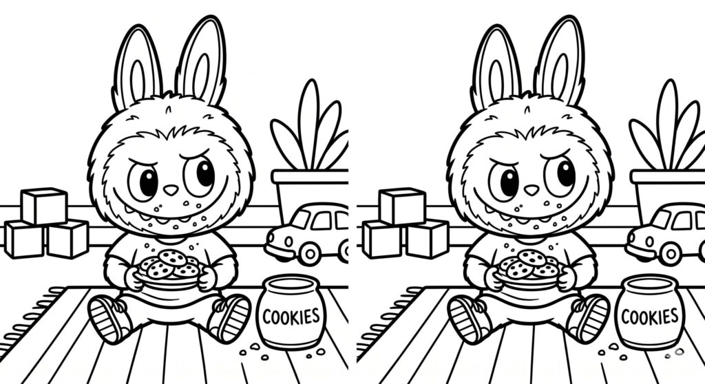 Labubu Coloring Pages – The Funny Little Monster Kids Can’t Stop Coloring 5 funny labubu coloring pages for kids