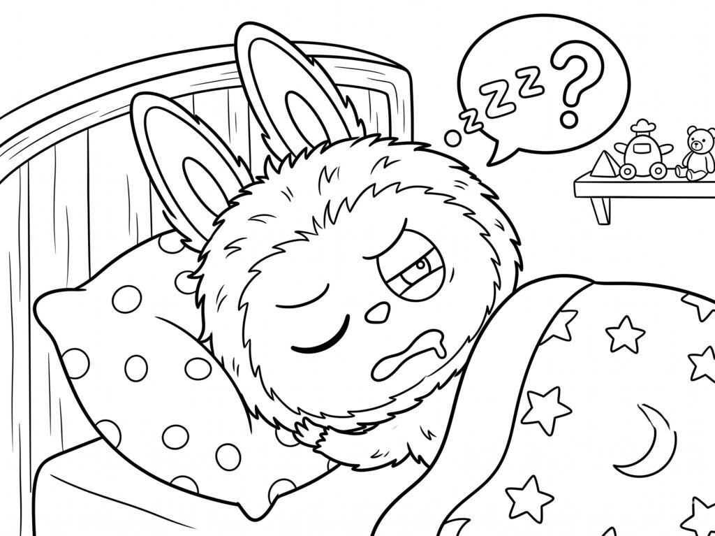 Labubu Coloring Pages – The Funny Little Monster Kids Can’t Stop Coloring 7 Labubu coloring pages