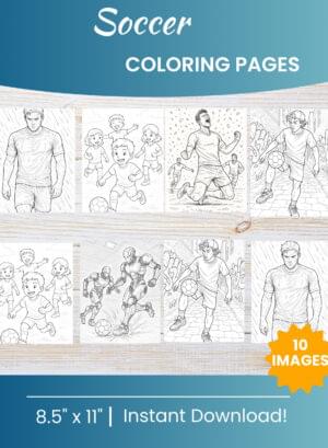 Soccer Coloring Pages