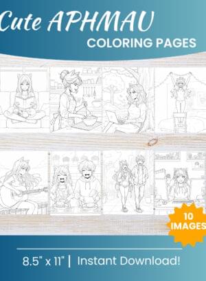 Aphmau Coloring pages