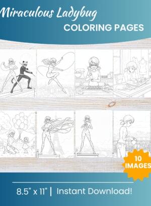 Miraculous Ladybug coloring pages
