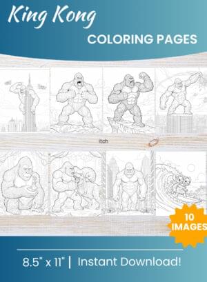 King Kong Coloring Pages