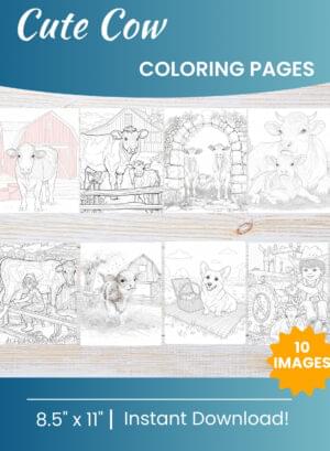 Cow Coloring pages