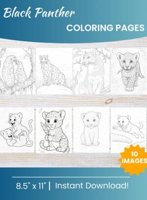 Black Panther Coloring Pages
