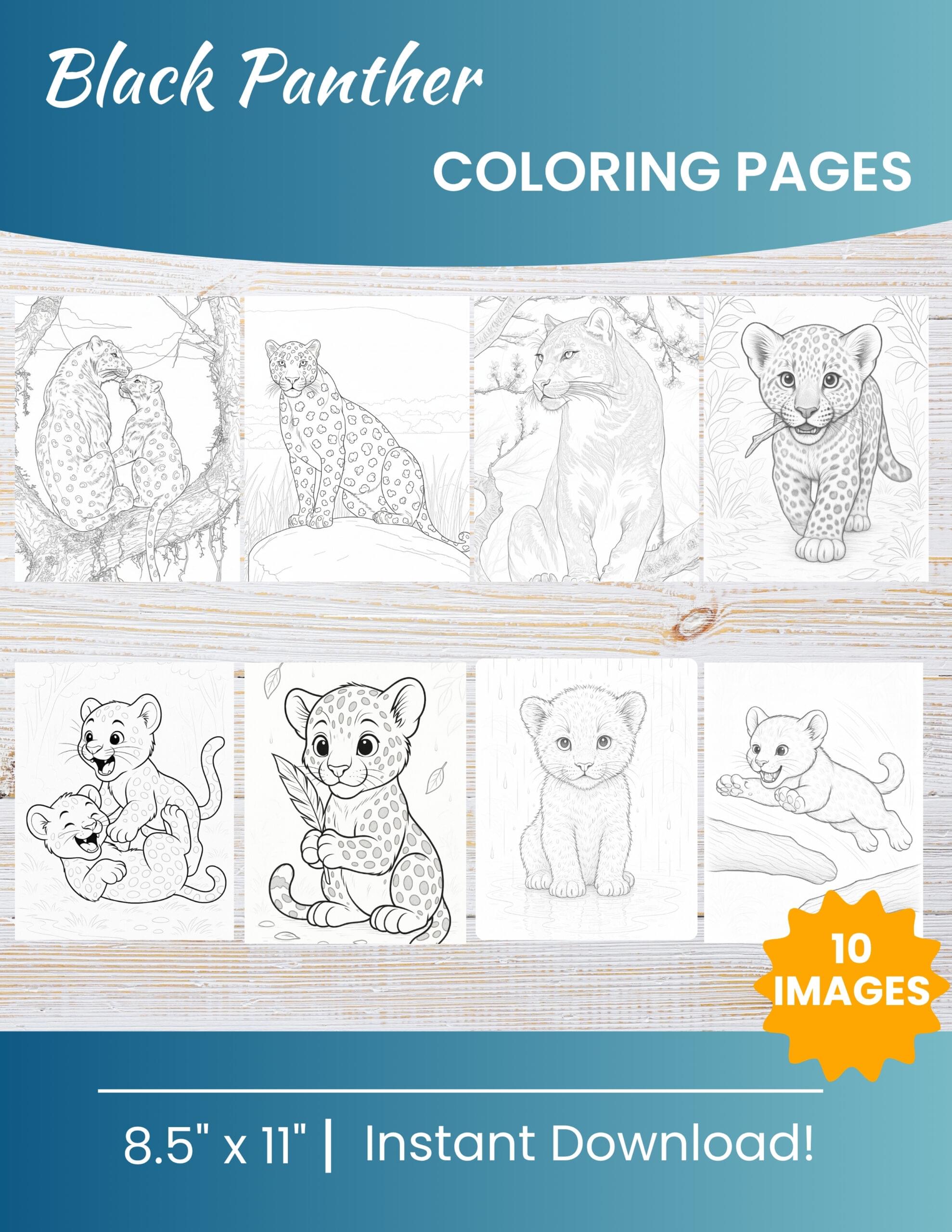 Black Panther Coloring Pages