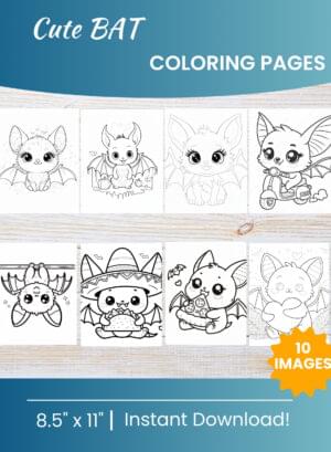 Bat Coloring Pages
