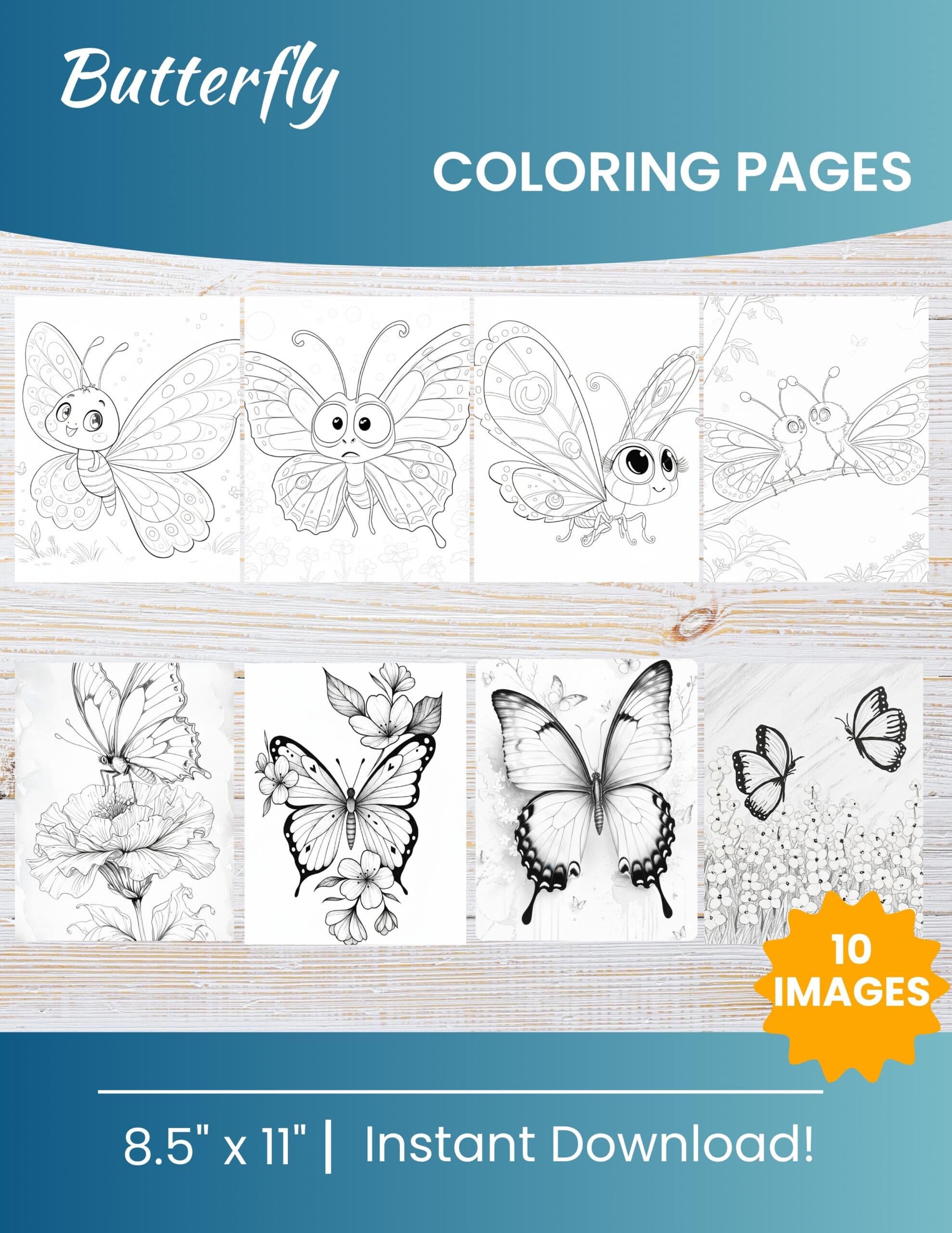 Butterfly Coloring pages