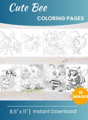 Bee Coloring Pages