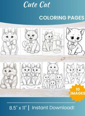 Cat Coloring Pages