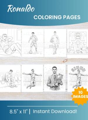 Printable Coloring Pages for Kids | Free PDF Downloads 10 Ronaldo Coloring Pages