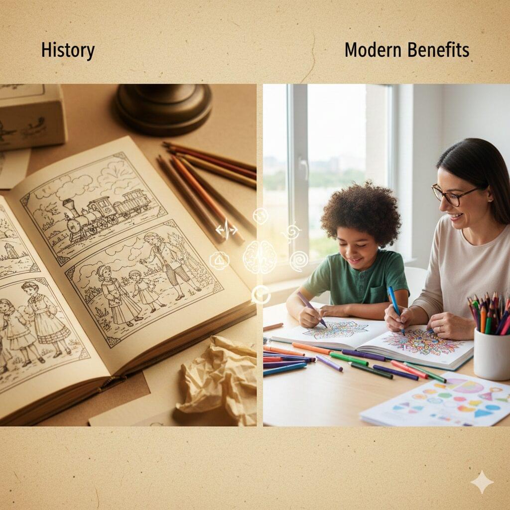 The Fascinating History of Coloring Books and Their Benefit